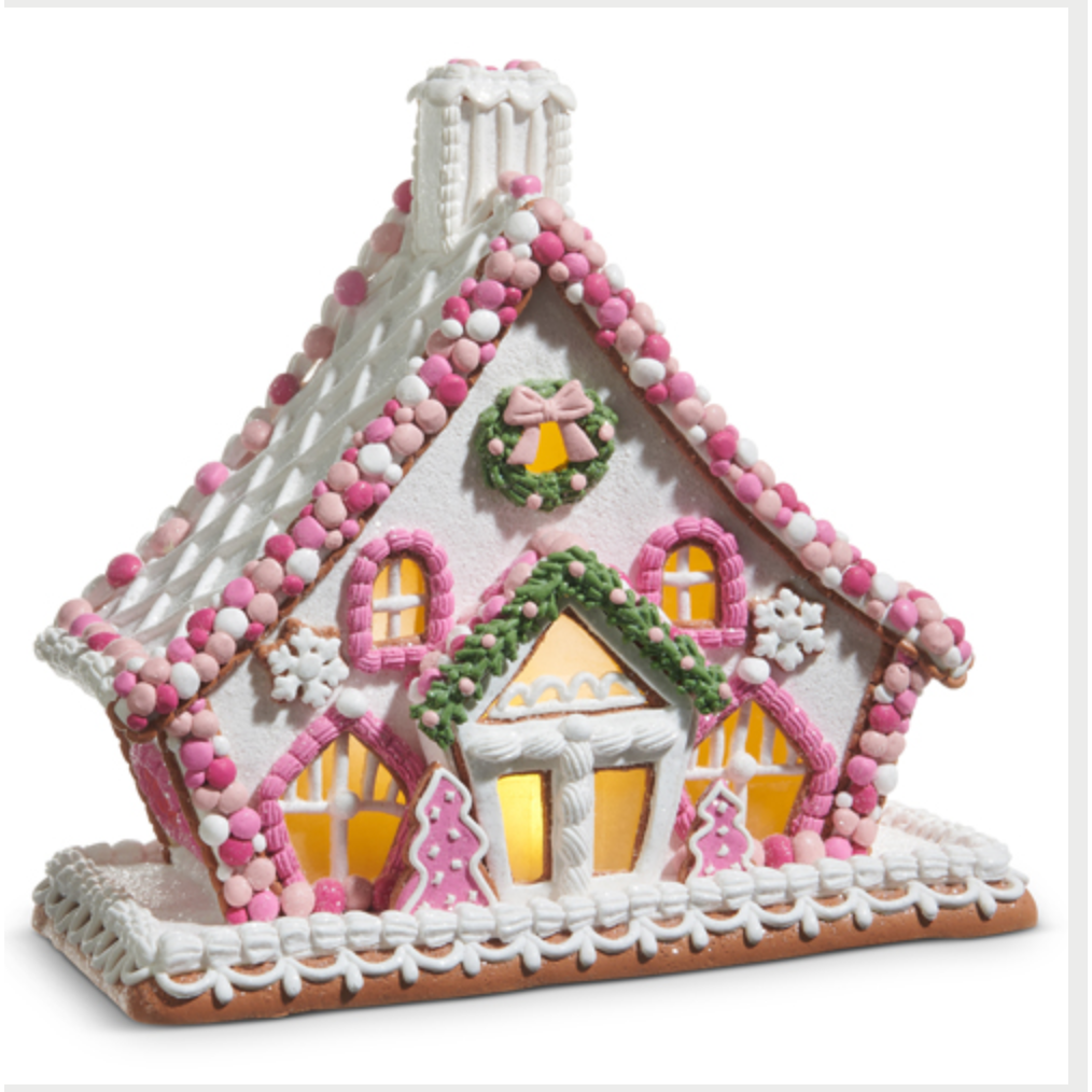 Pink Gingerbread House