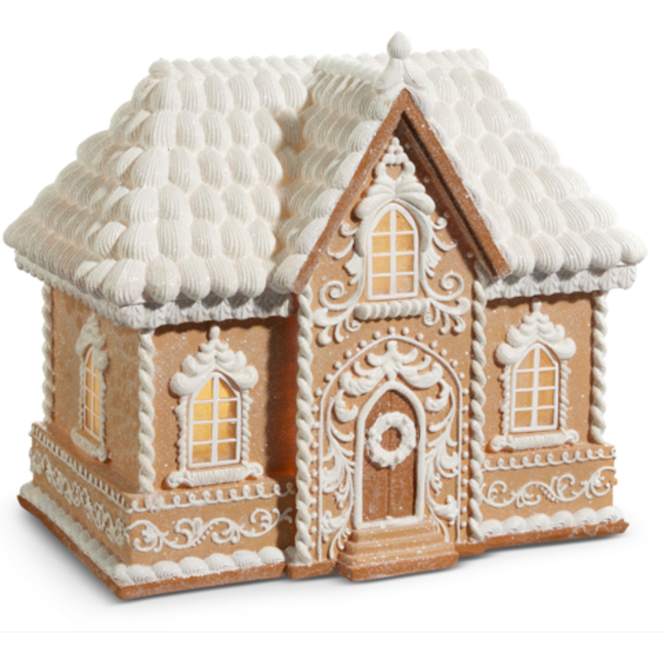 17.5 Lighted Gingerbread House