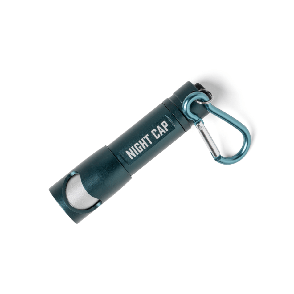 2-in-1 Flashlight and Bottle Opener - White Farmhouse Flowers