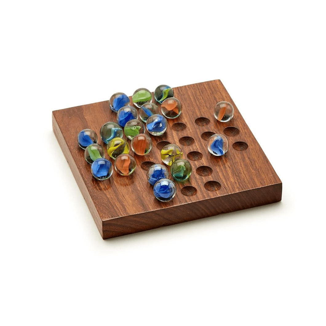 2 - in - 1 Game Set in Hand - Crafted Storage Box Includes: Tick - Tac - Toe and Solitaire - White Farmhouse Flowers