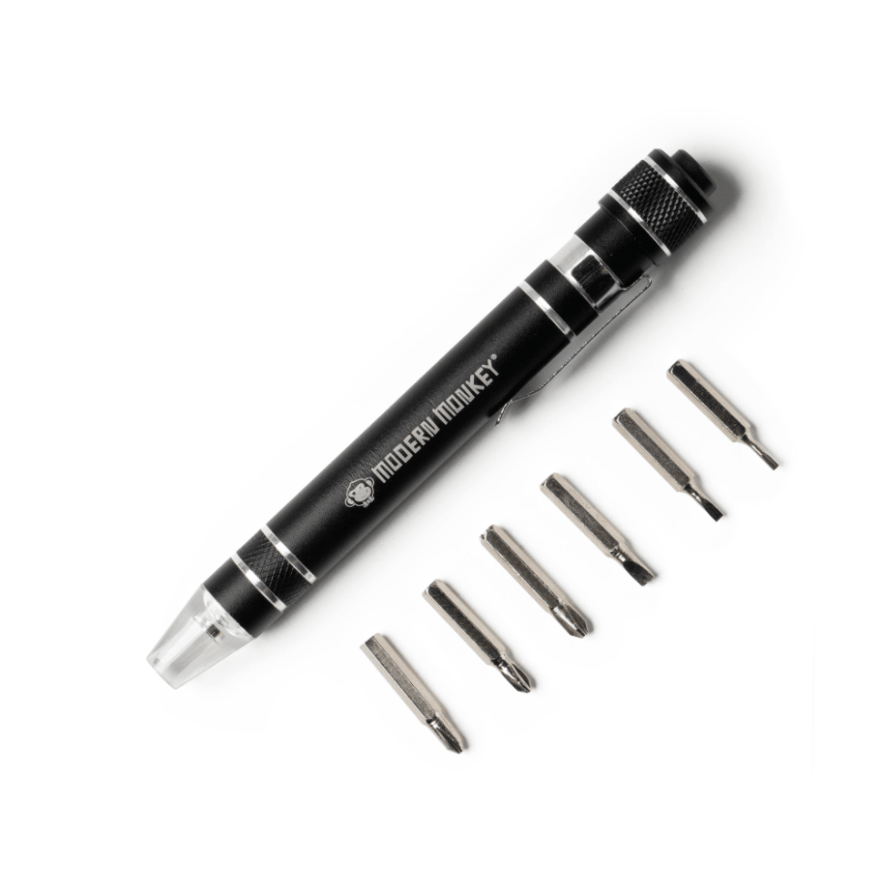 6-in-1 Screwdriver - White Farmhouse Flowers