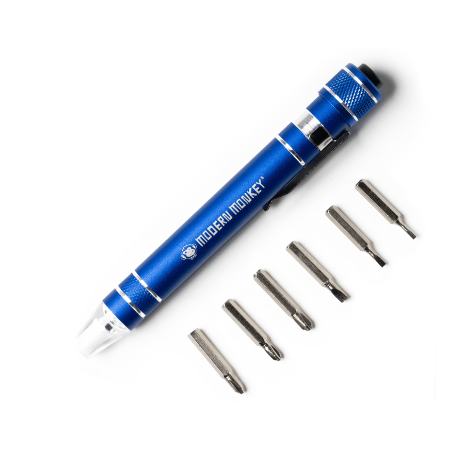 6-in-1 Screwdriver - White Farmhouse Flowers
