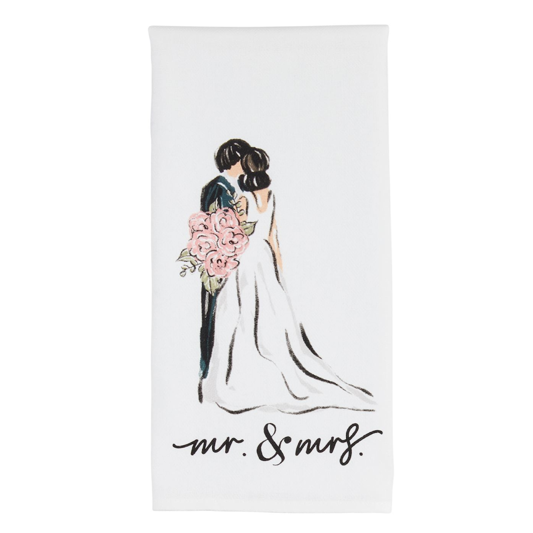 Mr and Mrs Tea Towel