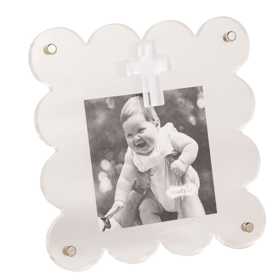 Clear Acrylic Cross Frame