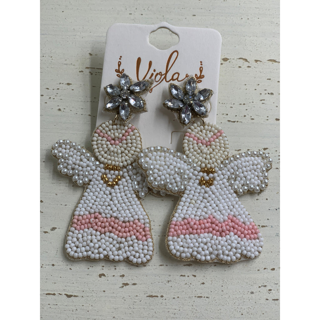 Angel Beaded Earrings
