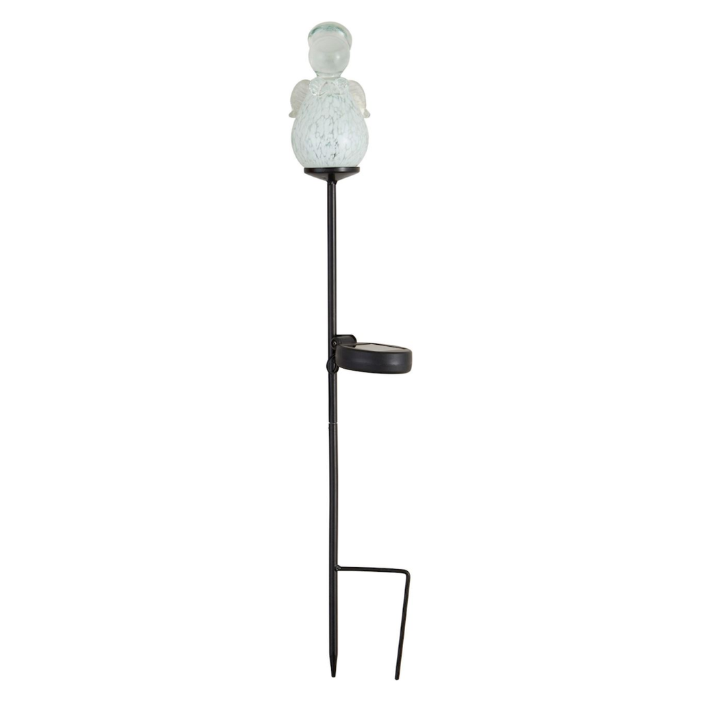 Angel Glass Lit Garden Stake
