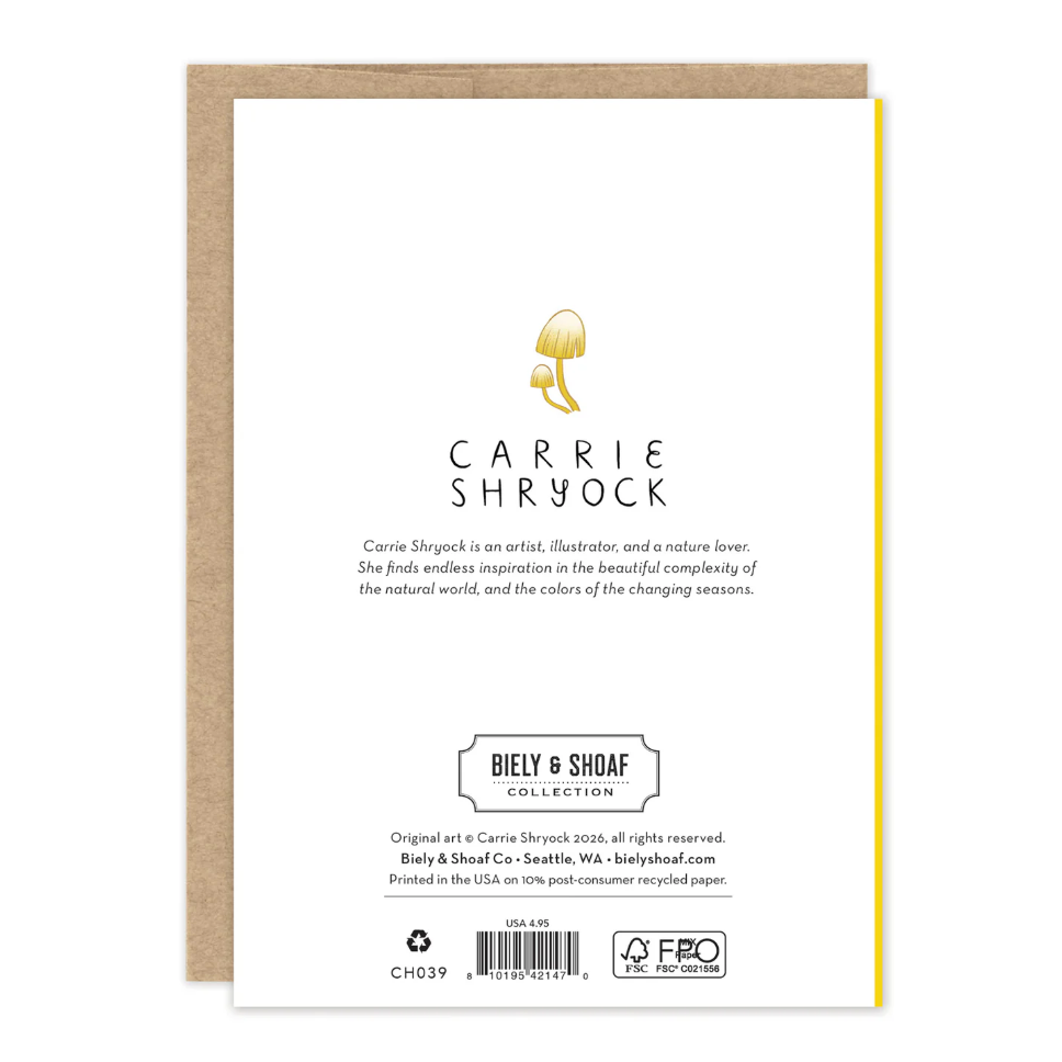 back of card