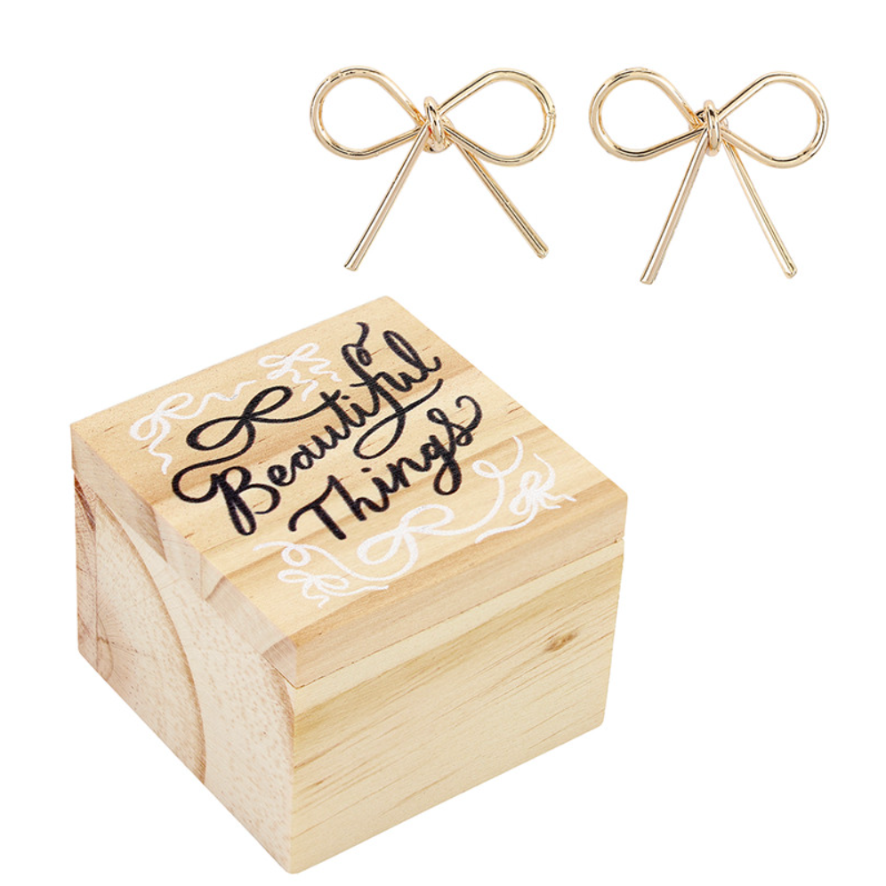 Beautiful Things Bow Earrings