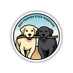 Best Friends Stick Together Sticker
