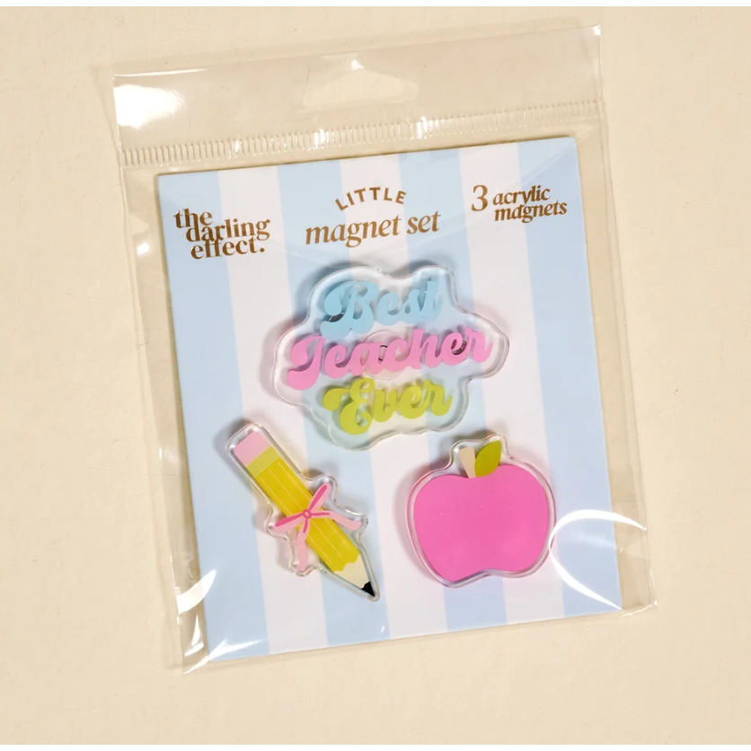 Best Teacher Ever Little Magnet Set