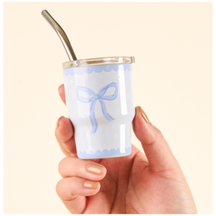 Blue Bow 2 oz. Tiny Tumbler