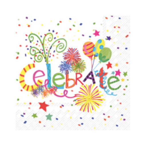 Celebrate Cocktail Napkins