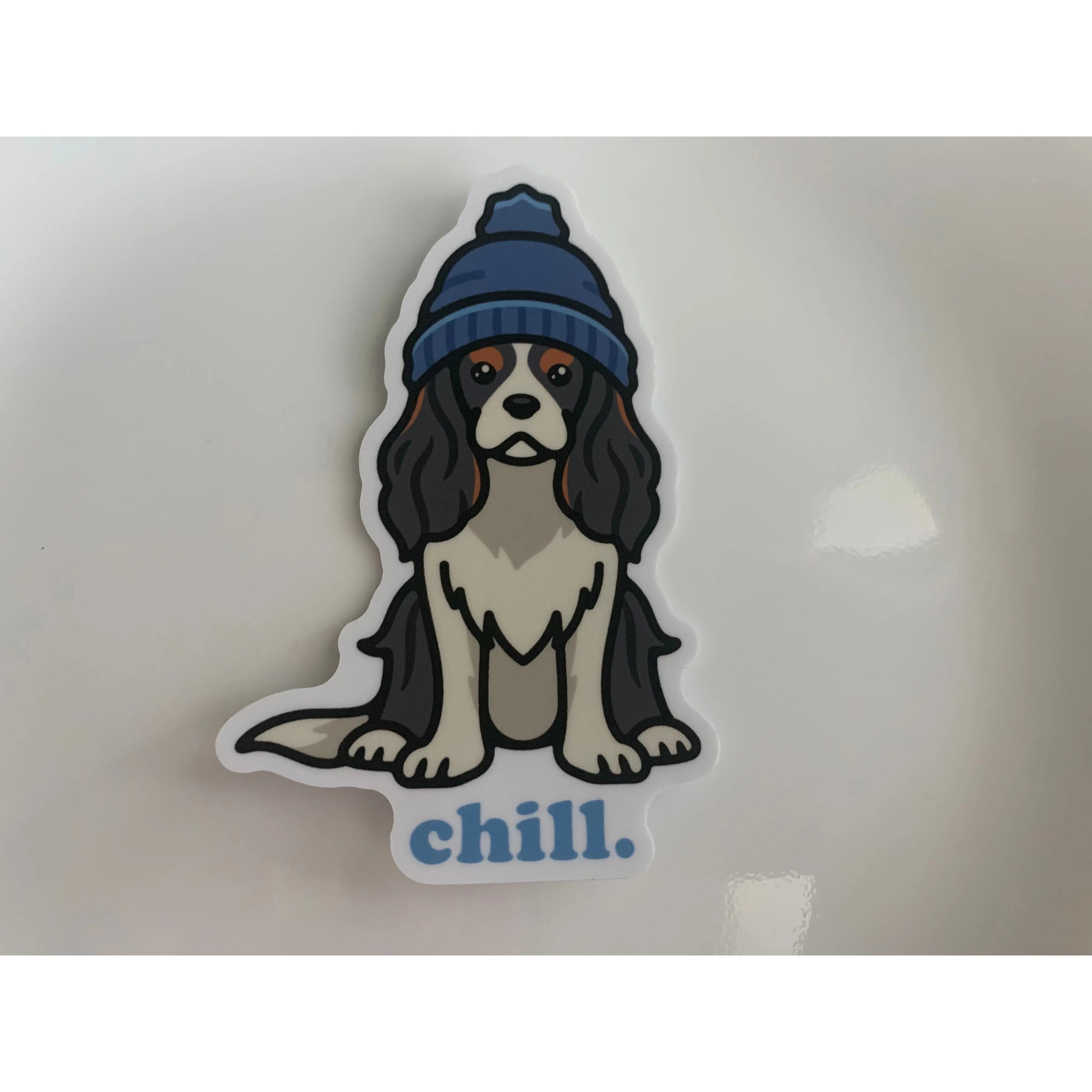 Chill Cavalier King Charles Spaniel Sticker