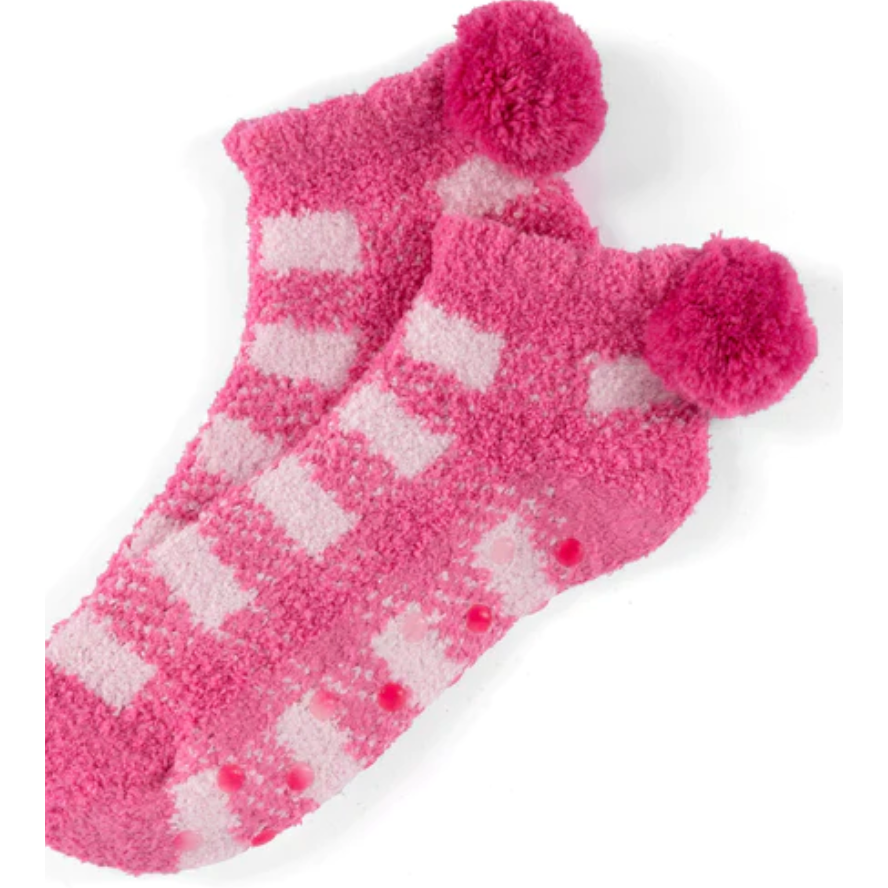 Chlo Home Socks, Fuchsia 1