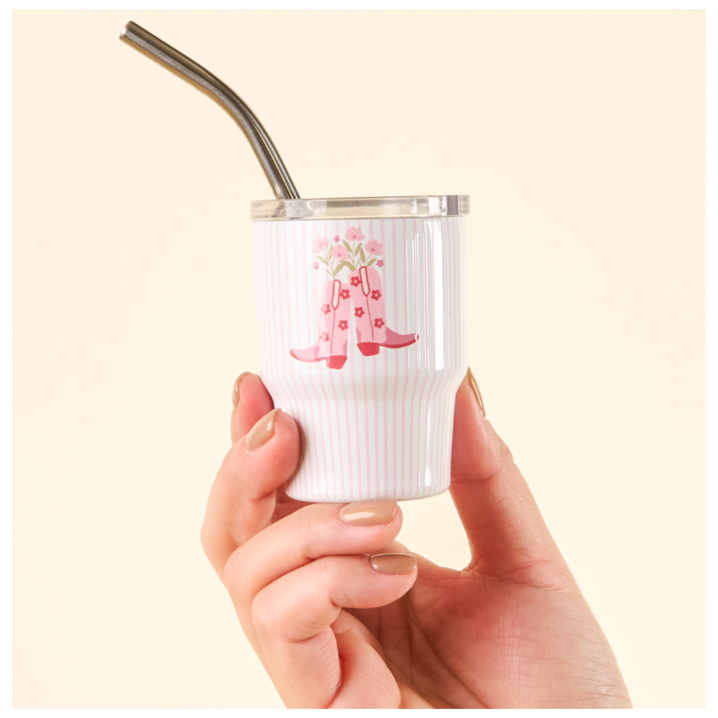 Cowgirl Boots 2 oz. Tiny Tumbler