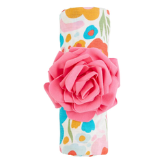 Flower Swaddle & Headband Set
