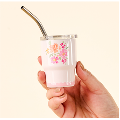 Garden Blooms Pink 2 oz. Tiny Tumbler