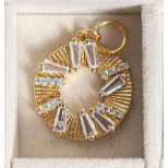 Happy Angle Scarf Charm