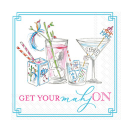 Mahjong Drinks Cocktail Napkins