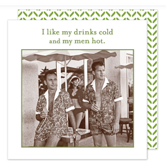 Men Hot Cocktail Napkins