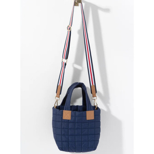 Quilted Cross body in Navy
