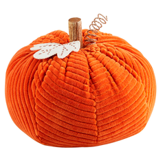 Orange Corduroy Pumpkin Sitter