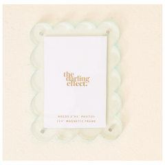 Pale Blue Mini Acrylic Picture Frame Magnet