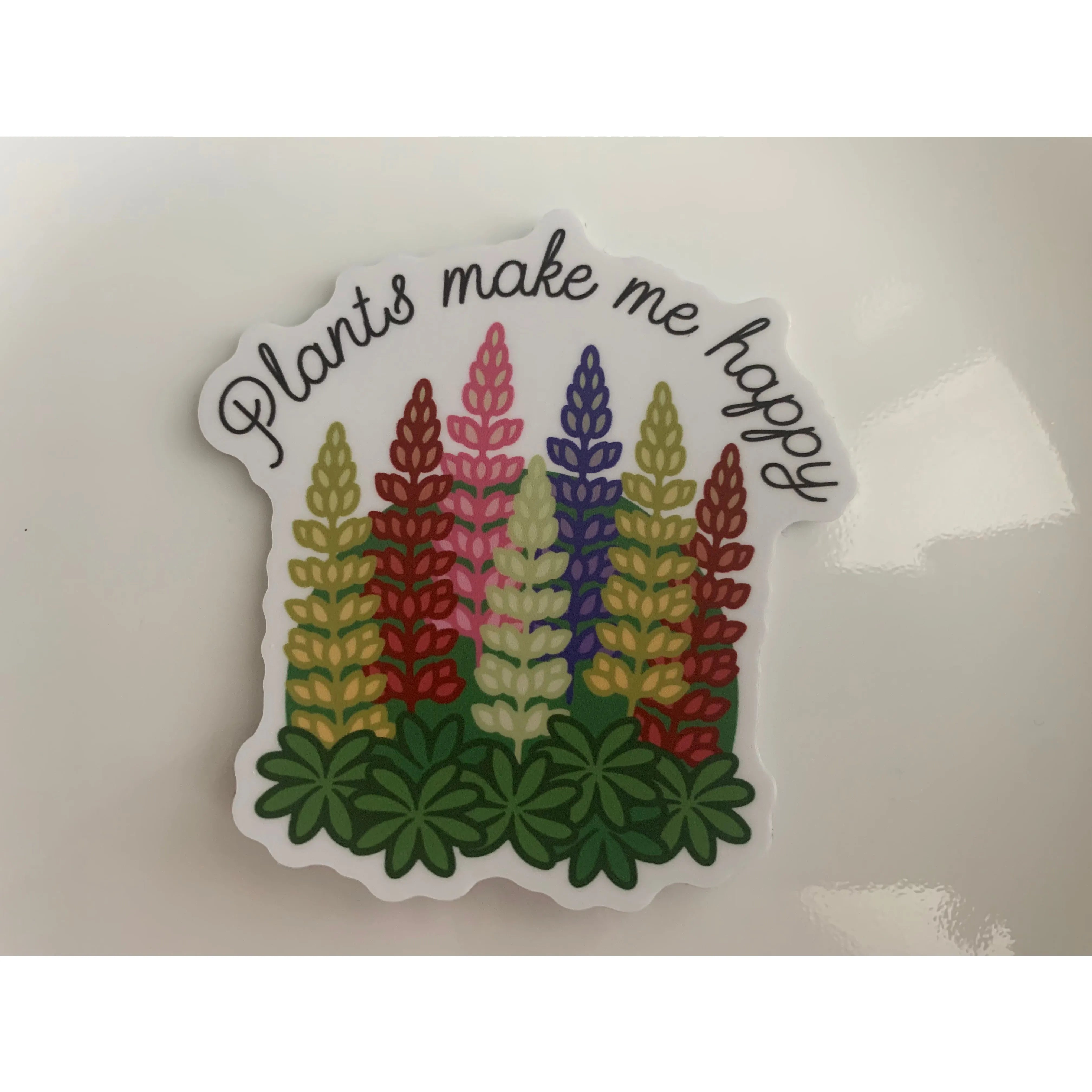 Plants Make Me Happy Sticker