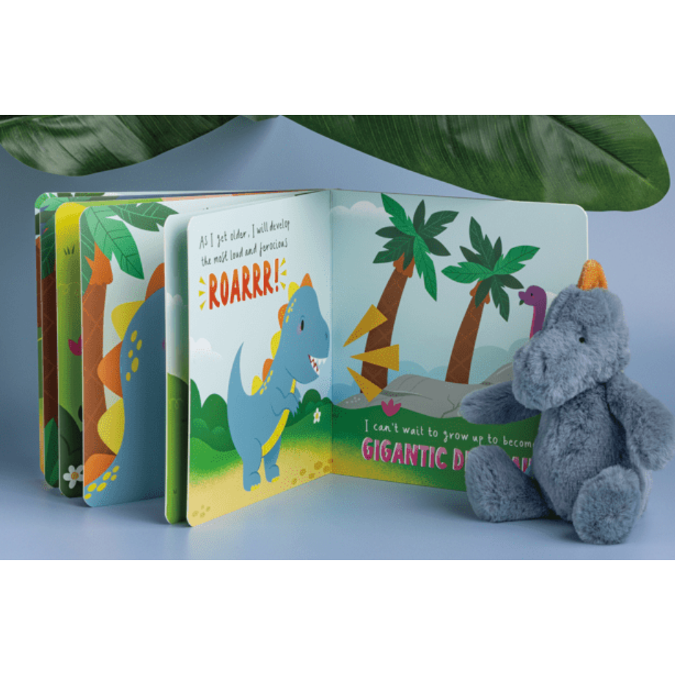 Plush Dino Book