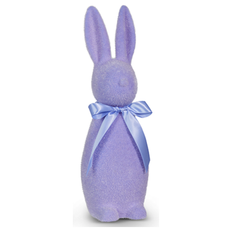 Purple Sherbert Flocked Bunny
