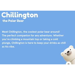 Asobu Bestie Bottle White Polar Bear