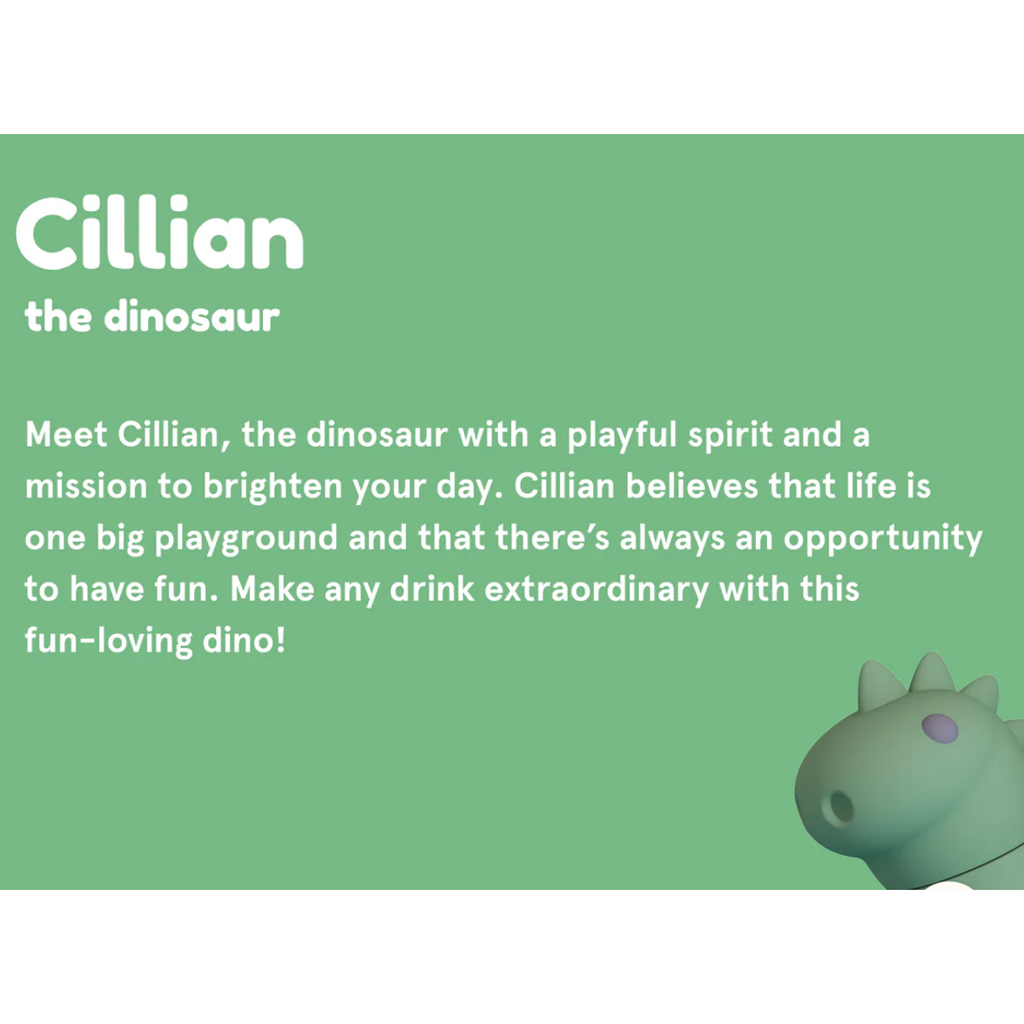 Asobu Bestie Bottle Green Dinosaur