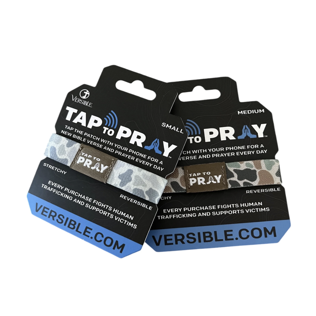 Tap to Pray Wristband-Classic & Sage Camo
