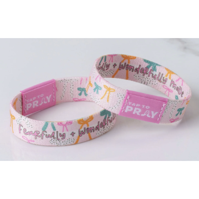 Tap to Pray Wristband-Fearfully and Wonderfully Made