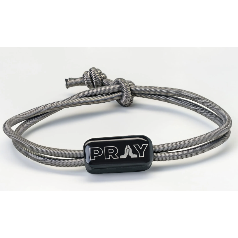 Tap To Pray Survivor Series Tactical Bracelet Slate + Pray