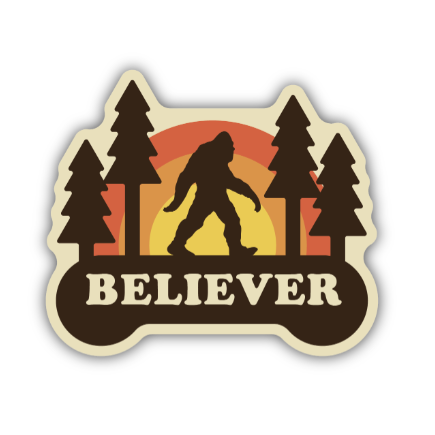 Believer Sasquatch Sticker
