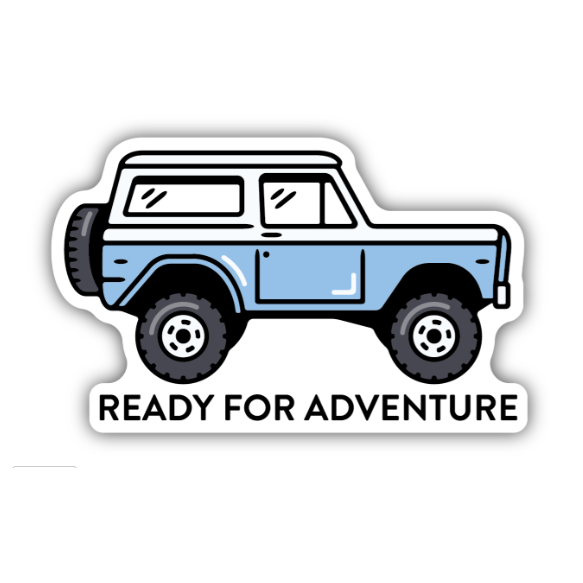 Ready for Adventure Sticker
