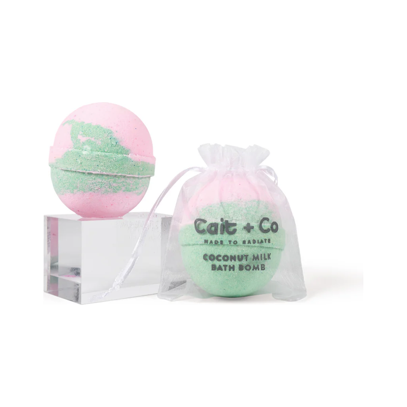 Turquoise Coconut Milk Bath Bomb