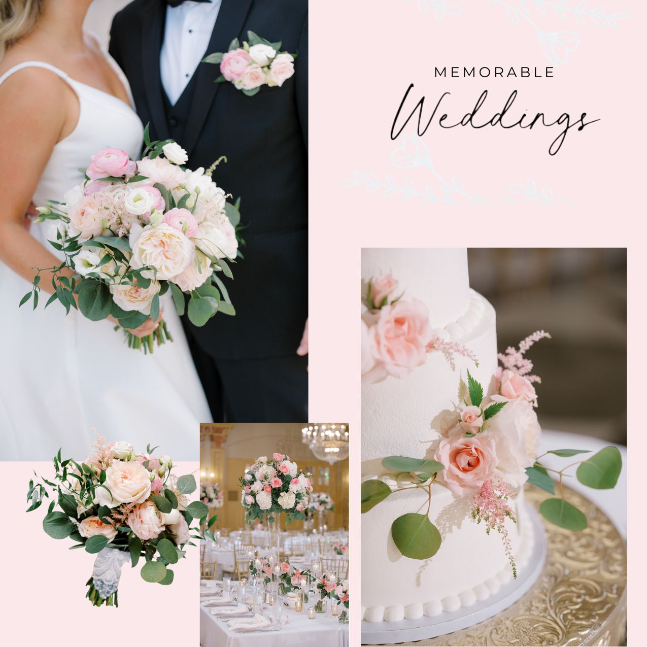 Wedding Floral Header