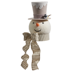 Whimsical Snowman Tree Topper