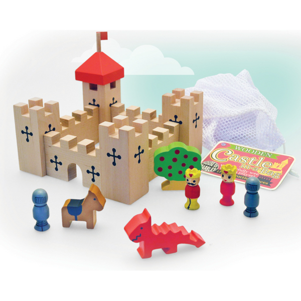 Shop the Wooden Castle Playset in a Bag Perfect Kids Gift