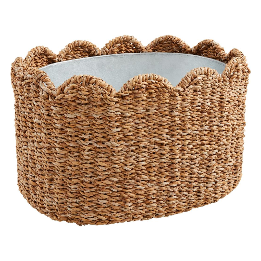 Woven Scallop Party Tub