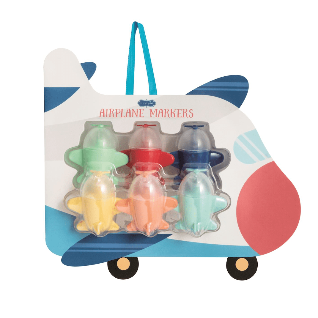 Airplane Marker Set - White Farmhouse Flowers