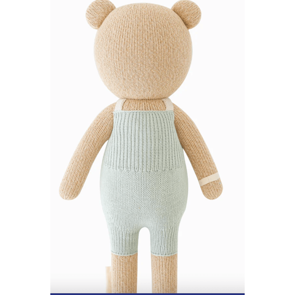 Alexander the Honey Bear (little) 13" - White Farmhouse Flowers
