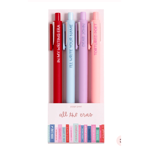 All the Eras Pen Set - White Farmhouse Flowers