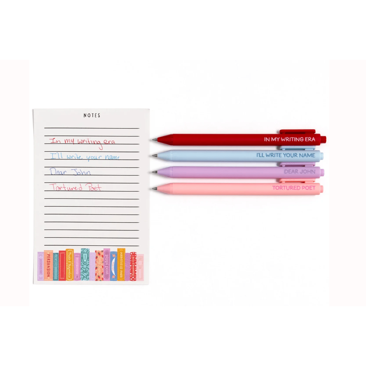 All the Eras Pen Set - White Farmhouse Flowers