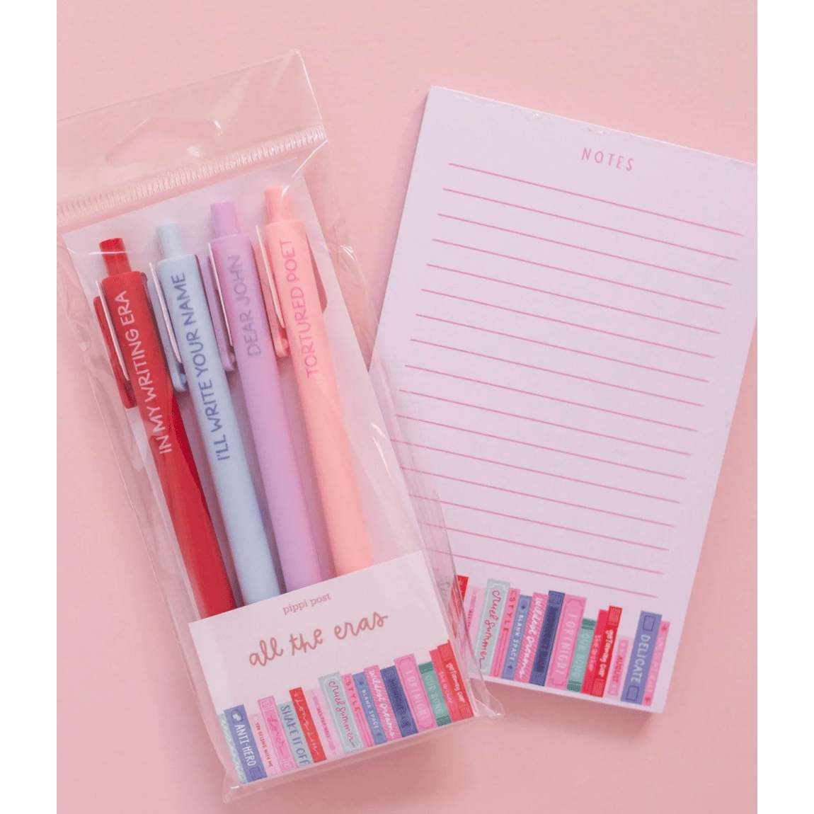 All the Eras Pen Set - White Farmhouse Flowers