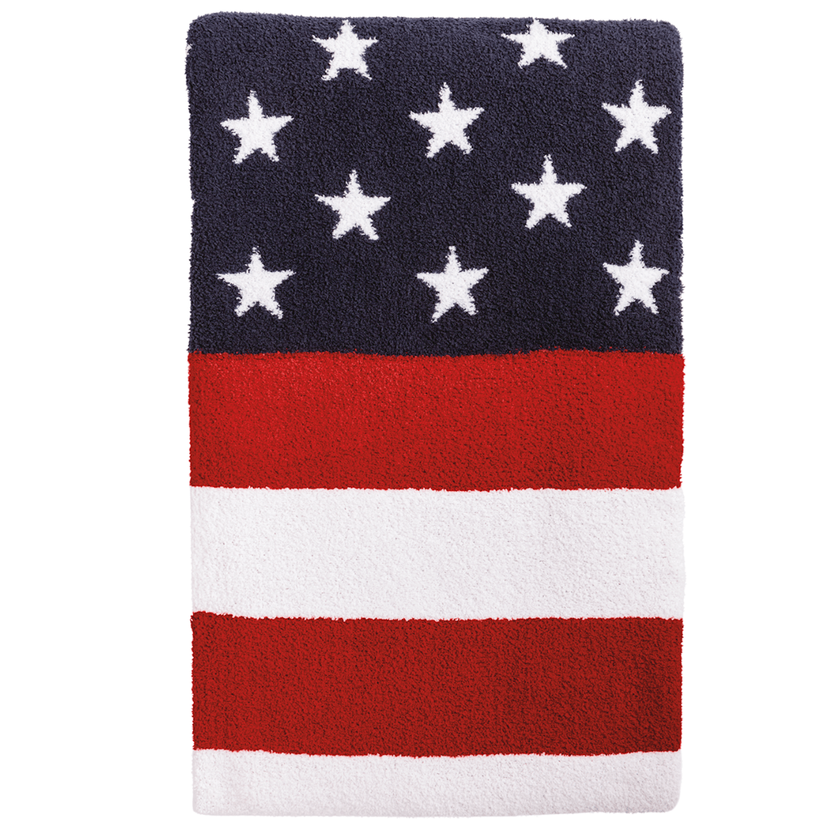 Americana Blanket - White Farmhouse Flowers