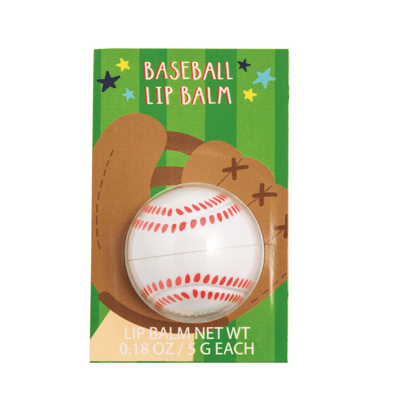 Baseball Lip Balm - White Farmhouse Flowers