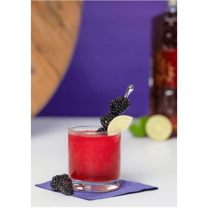 Blackberry Bourbon Cocktail Mix – Ready to Freeze | Parkville MO Gift - White Farmhouse Flowers